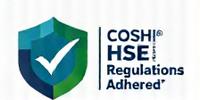 COSHH and HSE Compliant Logo